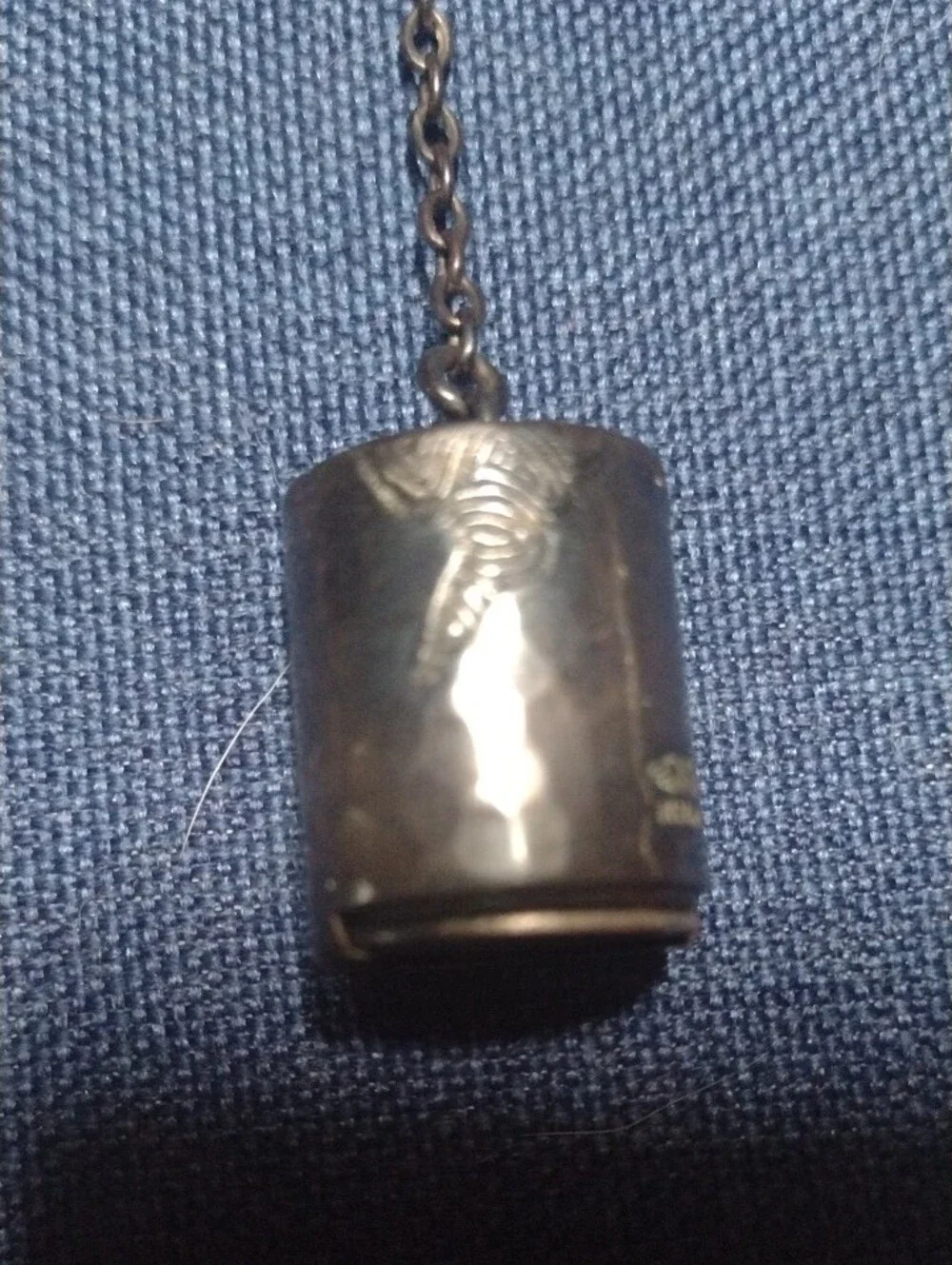 Vintage men's tie chain (or tie tack with a T-bar attachment)